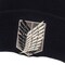 Attack On Titan Embroidered Survey Corps Logo Black Cuff Beanie